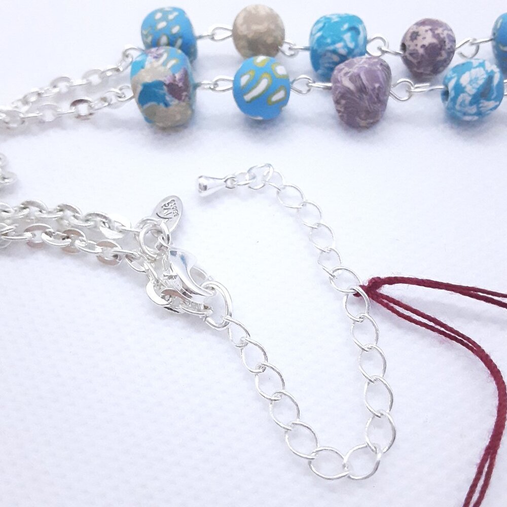HOST PICK!! NEW blue Viva Bead necklace - Picture 6 of 11